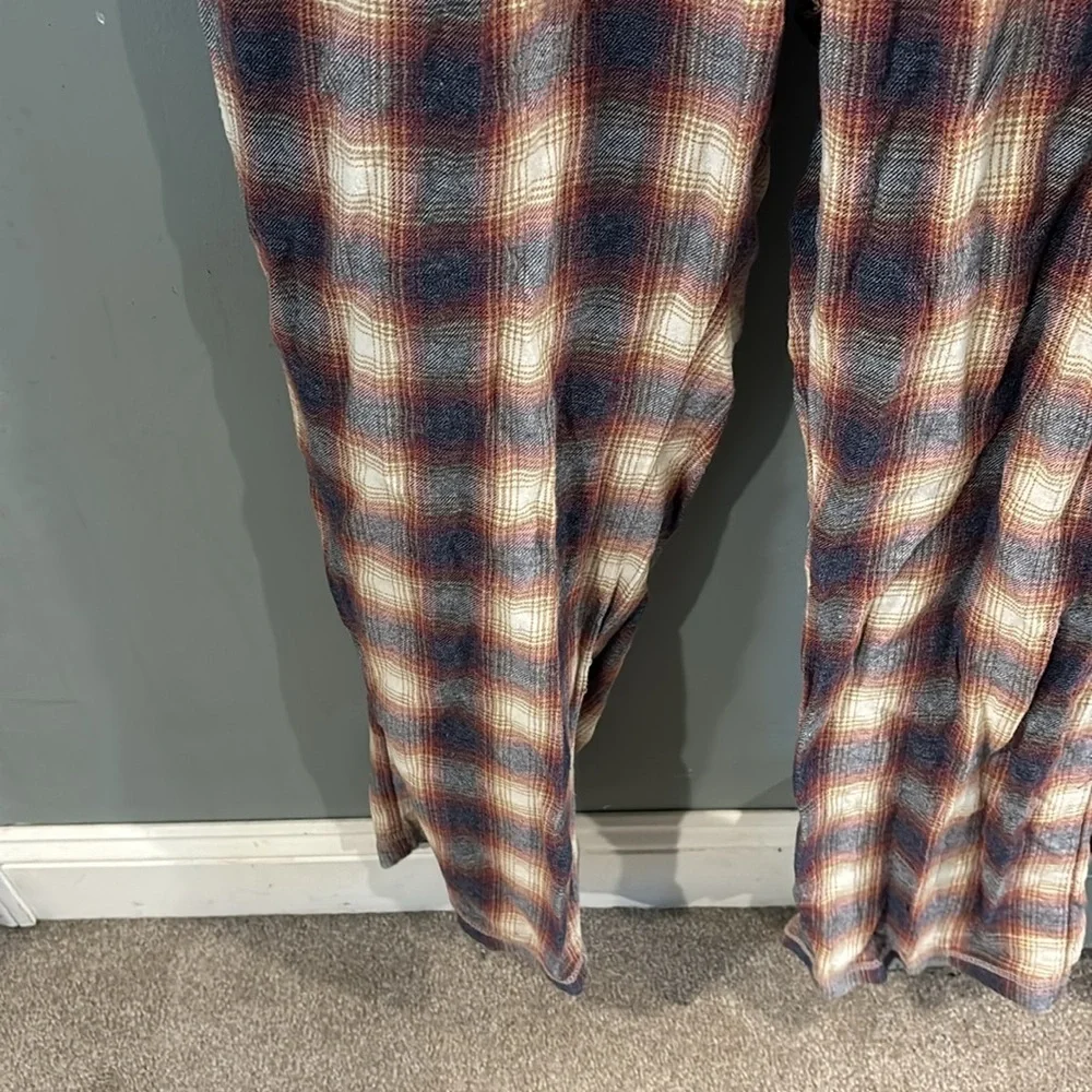 True Grit Lodge Plaid Flannel Pant size small